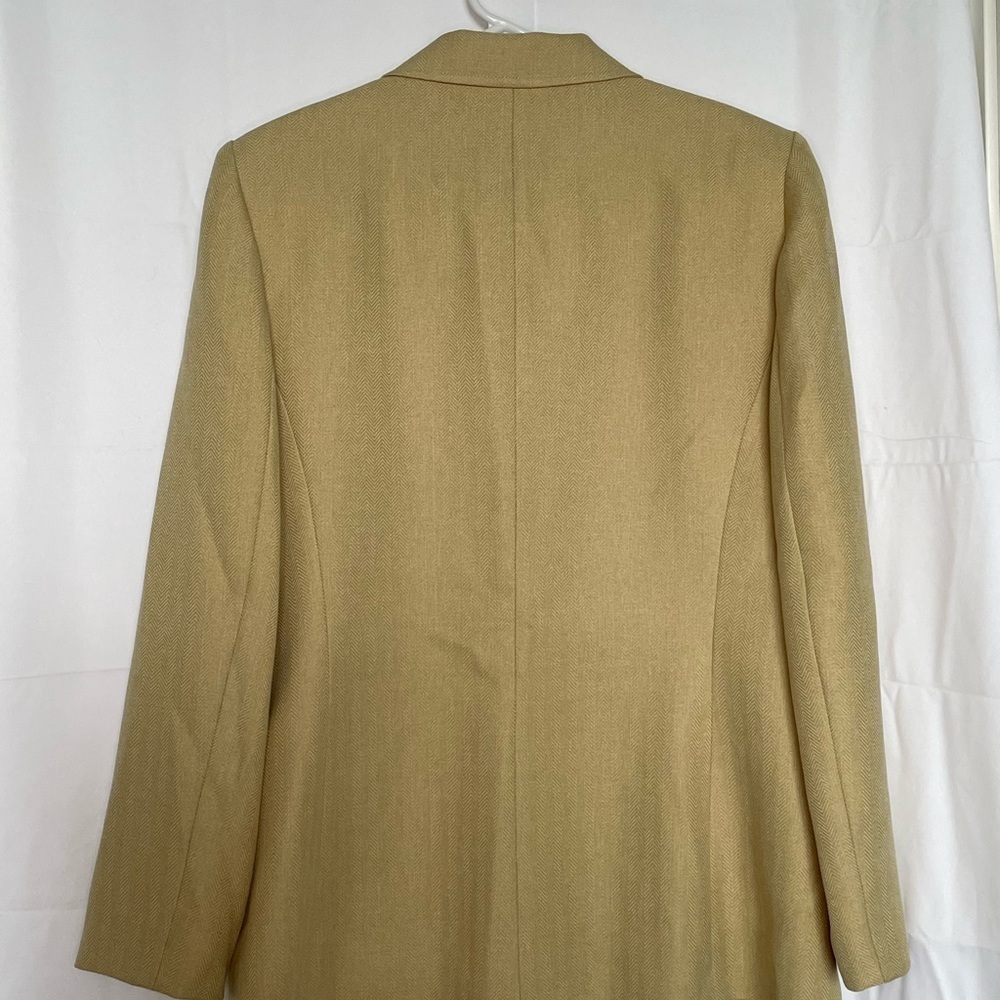 Le Suit/ Collar One-Button  Blazer. Padded Shoulders.​​​​​​​​​ - Picture 2 of 4